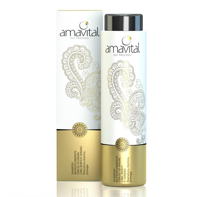 Amavital Capelli Oli Preziosi Shampoo nutrisplendente